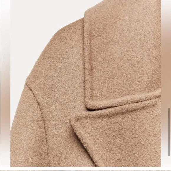 ZARA DOUBLE FACED WOOL BLEND COAT ZW COLLECTION NWT